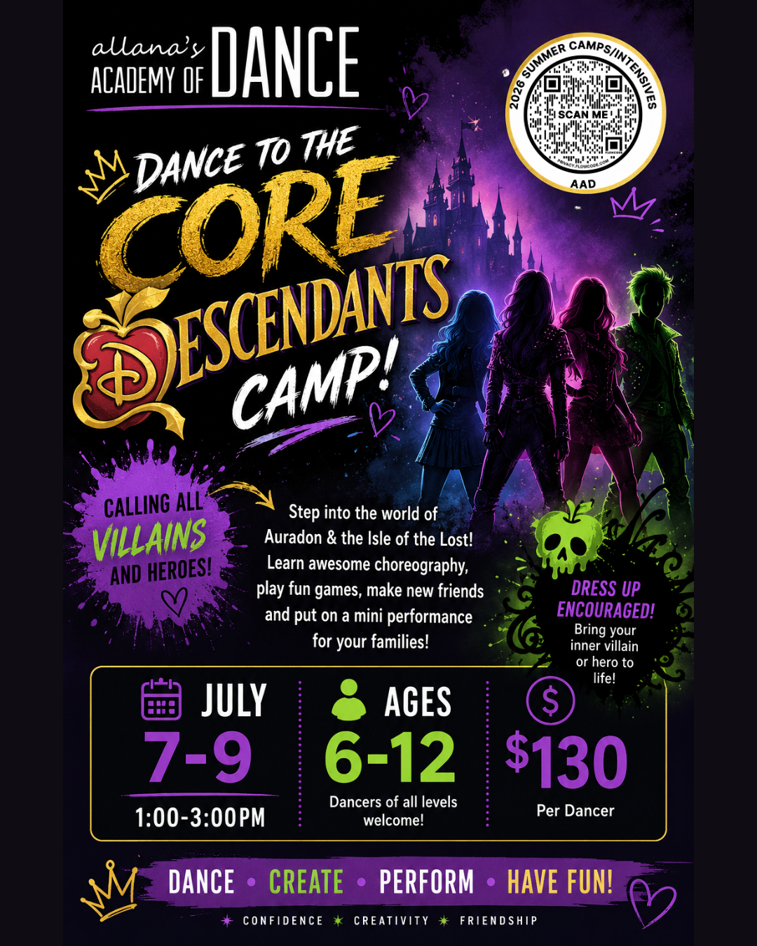 Descendants 2026 Camp Flyer